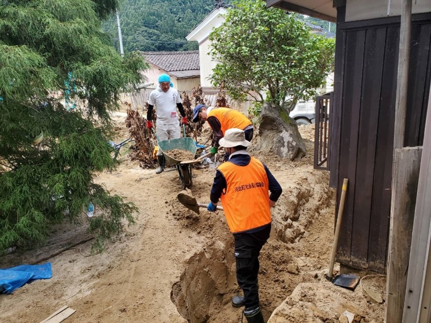 河北町被災地支援災害ボランティア