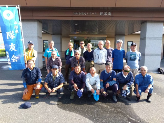 隊友会河北支部の皆様による清掃ボランティア